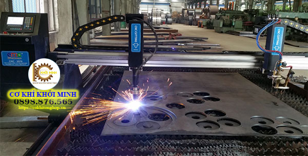 cắt laser trên kim loại