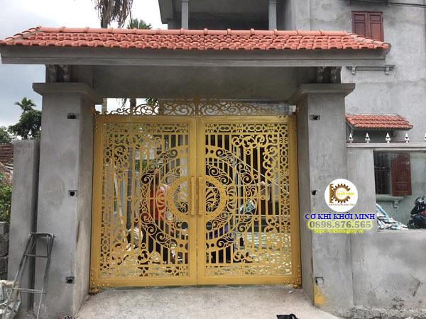 mẫu cửa cổng sắt cắt cnc đẹp