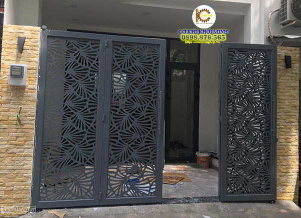 mẫu cửa cổng sắt cắt cnc đẹp