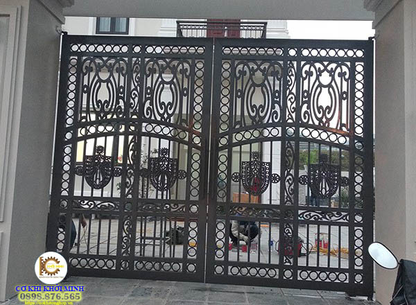 mẫu cửa cổng sắt cắt cnc đẹp