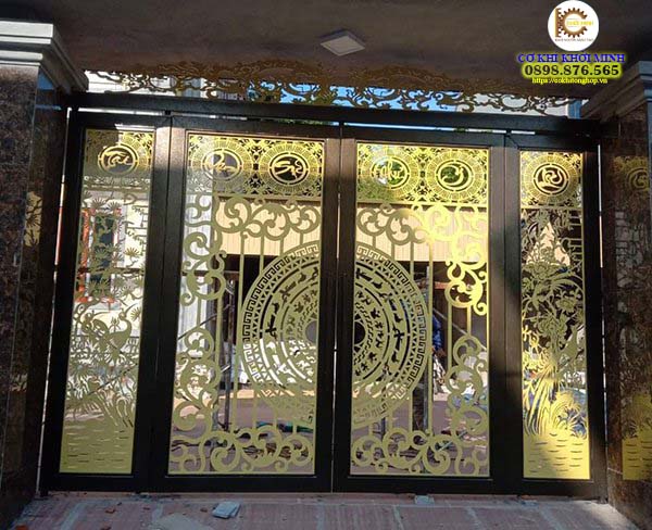 mẫu cửa cổng sắt cắt cnc đẹp
