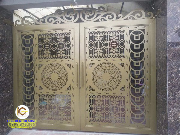 cửa cổng sắt cắt cnc đẹp