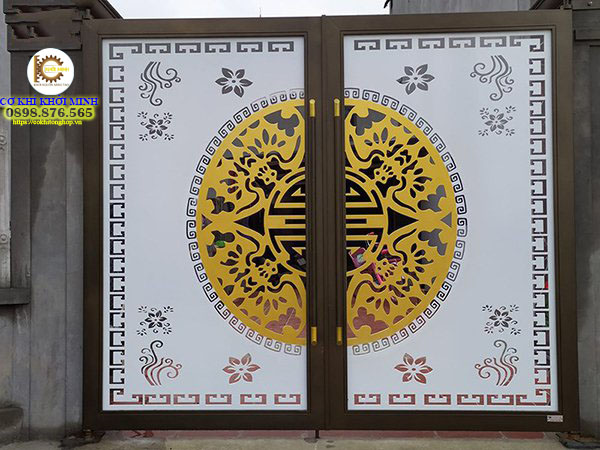 mẫu cửa cổng sắt cắt cnc đẹp