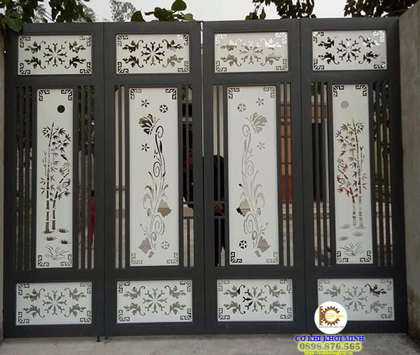 mẫu cửa cổng sắt cắt cnc đẹp