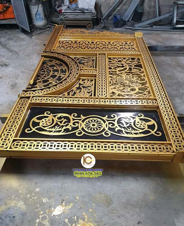 mẫu cửa cổng sắt cắt cnc đẹp