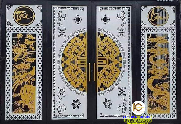 mẫu cửa cổng sắt cắt cnc đẹp