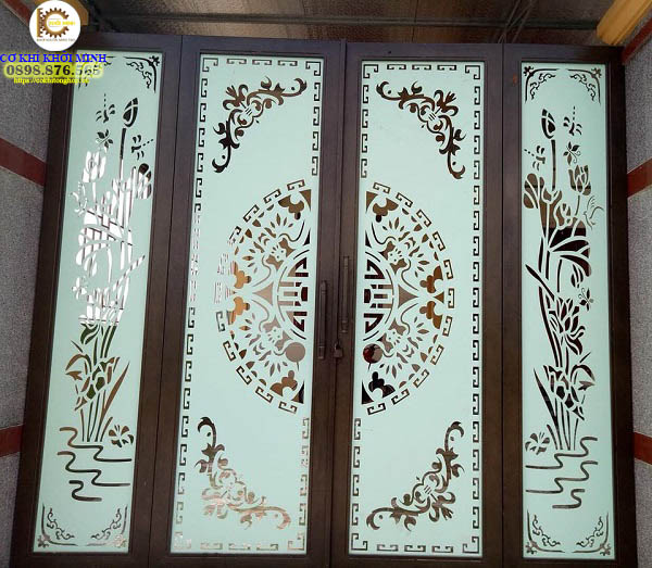 cửa cổng sắt cắt cnc 