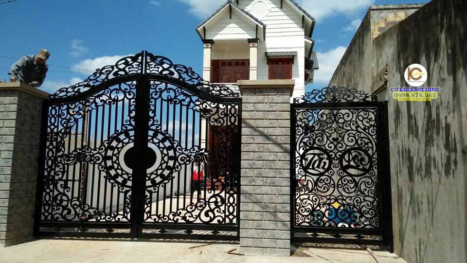 mẫu cửa cổng sắt cắt cnc đẹp