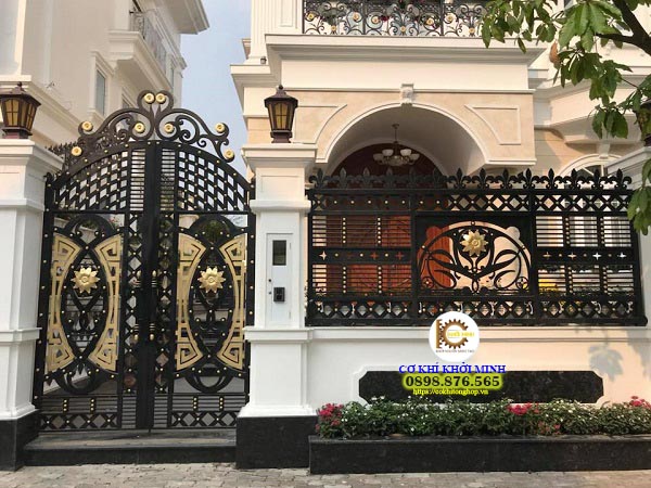 mẫu cửa cổng sắt cắt cnc đẹp