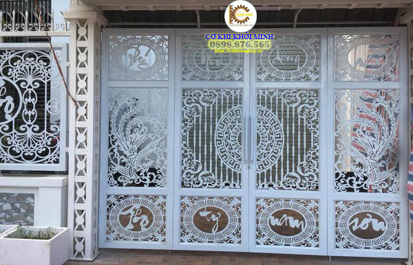mẫu cửa cổng sắt cắt cnc đẹp