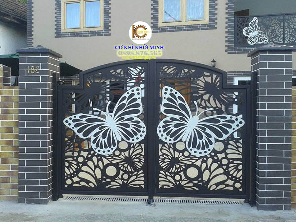 mẫu cửa cổng sắt cắt cnc đẹp