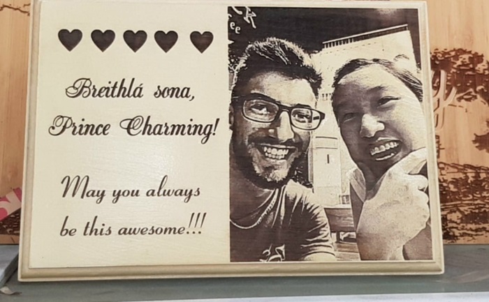 khắc laser trên gỗ