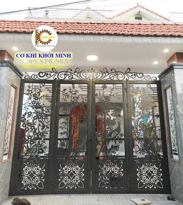 cổng sắt cắt CNC