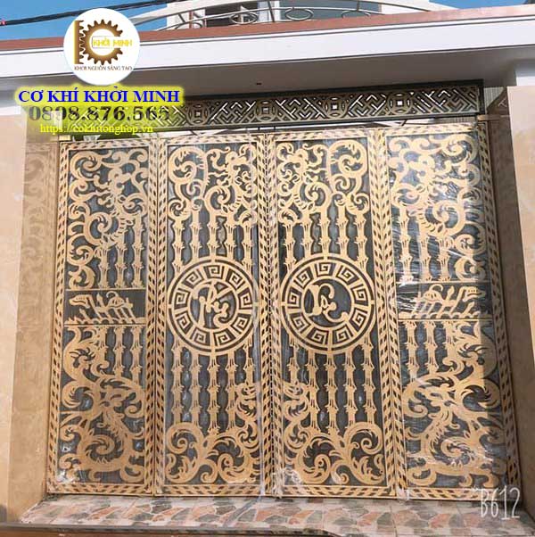 cổng sắt cắt CNC