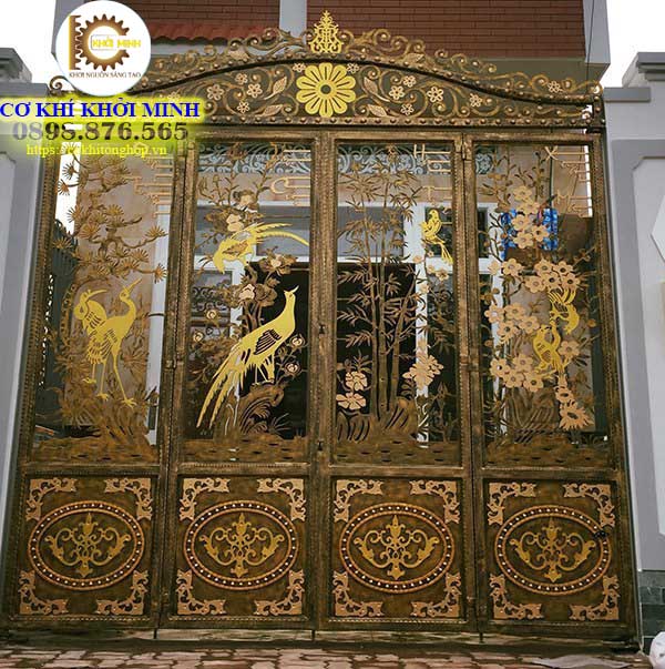 cổng sắt cắt CNC