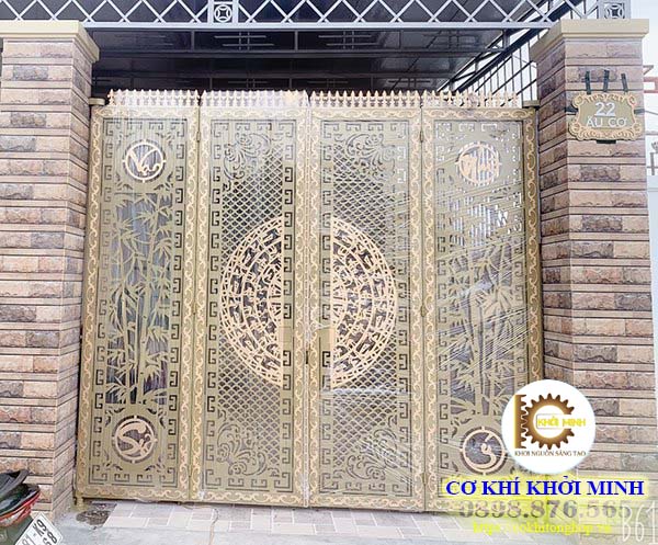 cổng sắt cắt CNC