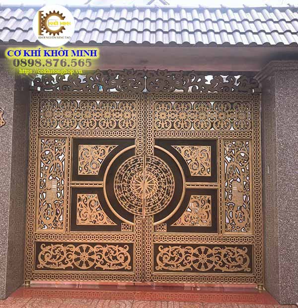 cổng sắt cắt CNC